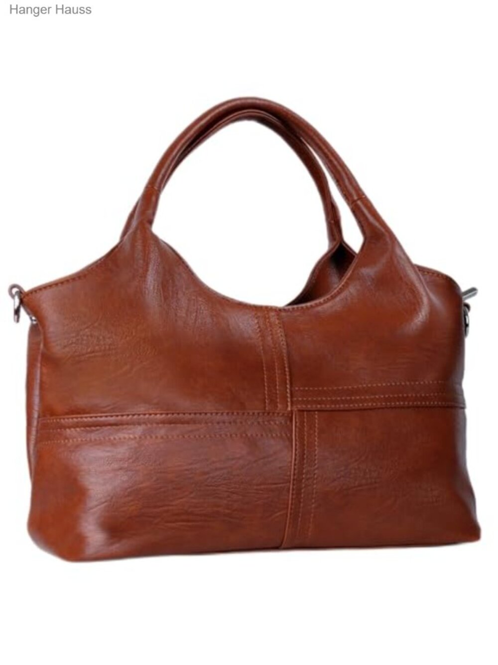 Medium Vegan Leather Purse for Women with Detachable Satchel Strap Tote Hobo Bag